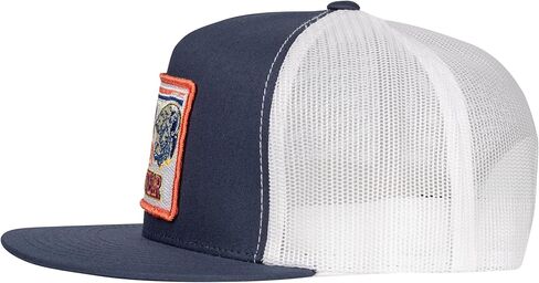 Lazy J Ranch Navy & White Retro Hereford Classic Five Panel Trucker Hat - Adjustable Unisex Country Hats, Vintage Trucker Hat in Saudi Arabia