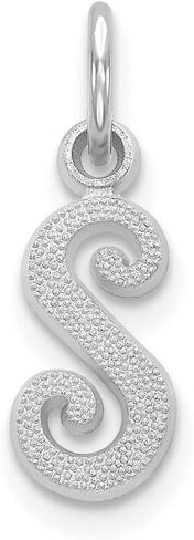 10K Yellow Gold Initial Alphabet Charm Pendant (Initial- A to Z) in Saudi Arabia