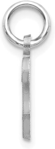 10K Yellow Gold Initial Alphabet Charm Pendant (Initial- A to Z) in Saudi Arabia
