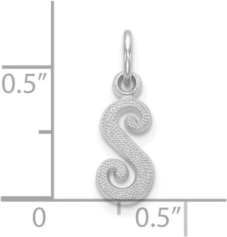 10K Yellow Gold Initial Alphabet Charm Pendant (Initial- A to Z) in Saudi Arabia