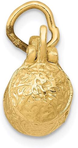 14k Yellow Gold 3-D Beer Stein Charm Pendant Fine Jewelry For Women Gifts For Her in Saudi Arabia
