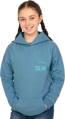 Disney Lilo And Stitch Hoodie, Cotton Girls Hoodie, Stitch Girls Sweatshirt With 3D Ears, Hooded Sweater For Kids in Saudi Arabia