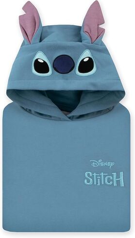Disney Lilo And Stitch Hoodie, Cotton Girls Hoodie, Stitch Girls Sweatshirt With 3D Ears, Hooded Sweater For Kids in Saudi Arabia