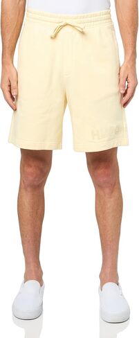 HUGO Men's Big Logo Jersey Cotton Shorts in Saudi Arabia