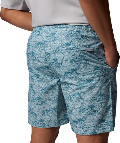 Columbia Mens PFG Rambler Printed Water Short, Crushed Blue Pez Gallo, X-Small x 6 in Saudi Arabia