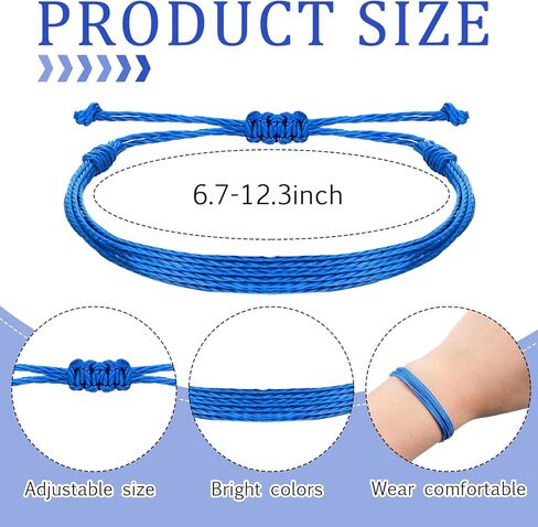 Landical 100 Pcs Colon Cancer Awareness Bracelets Bulk Blue Mental Health Adjustable Bracelets Inspirational Prostate Colon Cancer Gifts for Women Men Social Charity Event in Saudi Arabia