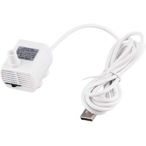 Driew 3W DC 3.5-8V USB Water Pump with Power Cord, 3 Pack Solar Mini Submersible,Brushless,Waterproof (USB Water Pump White) in Kuwait