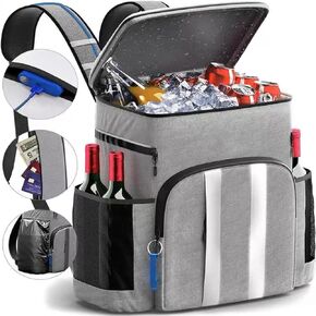 Cooler Backpack-54 Can Cooler Bag - 24 Hours Cooling - Beach Camping Cooler Backpack-Cooler-Picnic Basket-Backpack Cooler in Kuwait