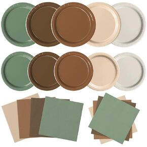 144 PCS Football Party Set تتضمن لوحات عشاء وألواح الحلوى والمناديل لعيد ميلاد كرة القدم لكرة القدم Gameday Decortations و 48 in Kuwait