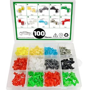 274Pcs Door Lock Rod Clips,Door Lock Rod Latch Clips,Hood Latch Locking Push Clip Kit,22 Most Popular Sizes Door Lock Handle Rod Clips Set,for GM Ford Chrysler Dodge Jeep Buick Cadillac Chevrolet in Saudi Arabia
