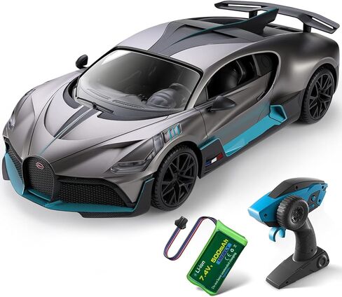 سيارة التحكم عن بُعد في Miebely ، Bugatti Divo 1/12 Scale RC Cars 12km/H ، 2.4 جيجا هرتز موديل سيارة 7.4v 900mAh لعبة سيارات للبالغين الأولاد الفتيات الذين تتراوح أعمارهم بين 6 و 12 عامًا من أفكار عيد الميلاد in Kuwait
