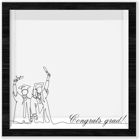 Black Travel Shadow Box Frame with Slot, Our Adventures Boxes Frames for Fund, 8x8 Memory Box for Keepsakes, Travel Gifts and Decorations, 22 in Kuwait