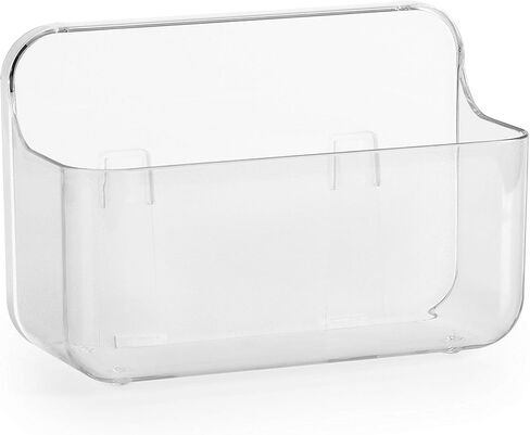 No-Drill Acrylic Shower Caddy – Wall Mounted Bathroom Shelf with Drain Holes, Strong Adhesive, Large Capacity for Shower, Kitchen, RV – Sandra Series in Saudi Arabia