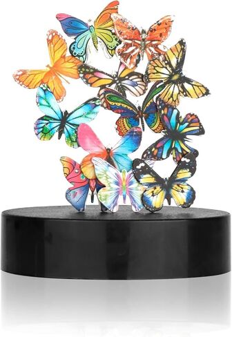 Desk Toys for Office for Adults Desktop Magnetic Butterflies Sculpture Desk Decorations for Women Office in Saudi Arabia