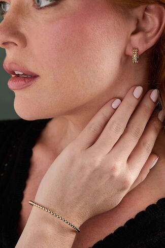 سوار Alex and Ani Ball Texture الكفة، ذهبي لامع in Saudi Arabia