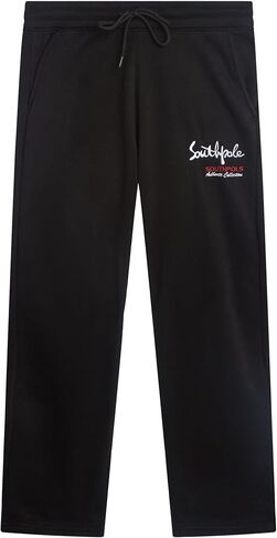 Southpole Active Mens Sweatpants - Breathable Soft Sweatpants for Men Open Bottom Fleece Joggers Men with Pockets (S-XL) in Saudi Arabia