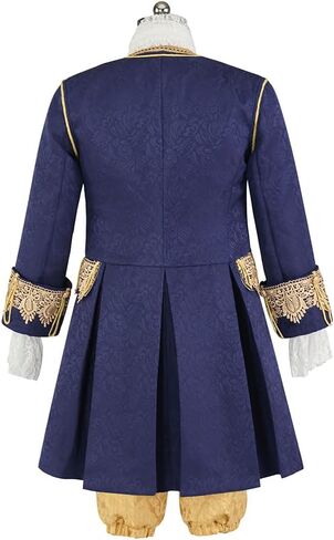 18th Century Adult Men Victorian Rococo Costume Baroque Masquerade Luxury Outfit King Prince Suit in Saudi Arabia
