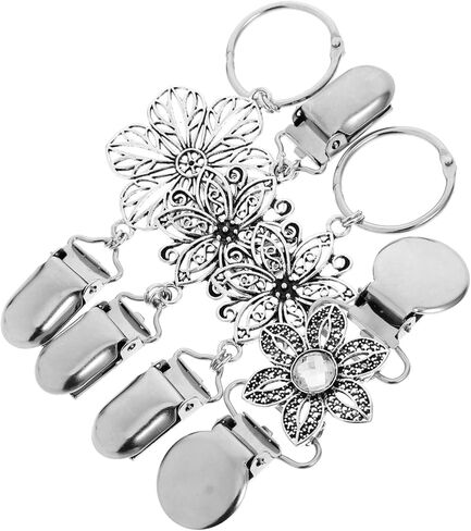 4Pcs Vintage Shawl Clips Dress Cinch Clips for Women Durable Cardigan and Sweater Clasps Lightweight and Easy to Use for Weddings Parties and More in Saudi Arabia