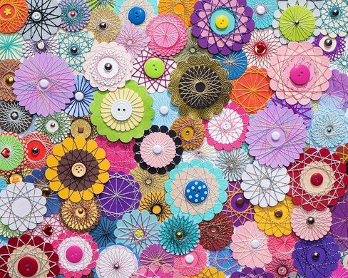 Springbok Paper Hearts 1000 Piece Puzzle for Adults - Features a Beautiful Cut Paper Heart Arrangment in Saudi Arabia