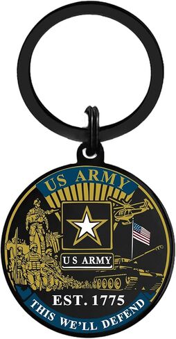 Viayen Army 250th Anniversary Keychain, 250th Anniversary Army Commemorative Gifts 250 Year Merchandise in Saudi Arabia