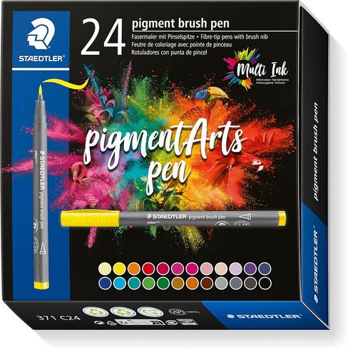 STAEDTLER Pigment Arts Brush Pen, 60ct in Saudi Arabia