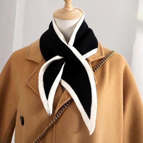 Knit Triangle Neck Warmer – Autumn & Winter Shawl for Women, Cozy Neckerchief and Warm Winter Wrap in Saudi Arabia