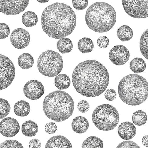 160Pcs Gold Foam Glitter Balls Vase Filler Decorative Ball 12mm 15mm 20mm 24mm 28mm No Hole Gloss Bead Pearls Christmas Holiday Decoration Table Scatter for Home Party Festive Wedding Decor in Kuwait