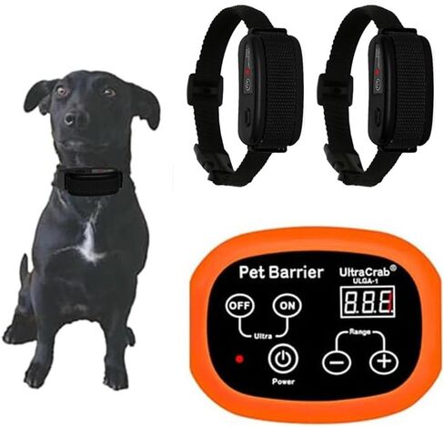 Indoor Pet Barrier for Dogs,IPX68 Waterproof Rechargeable Collar,Wireless Electric Fence for Dogs,Training Collar, Dog Home Proofing, Pet Gate Keeps Areas Off Limits, only 1 Collar in Saudi Arabia