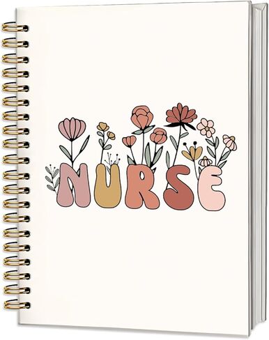 Nurse Spiral Journaling Notebooks,Nursing School Essentials,Nurse Accessories for Work,Nurse Gifts,Nurse Aesthetic Covers Journal for Women in Saudi Arabia
