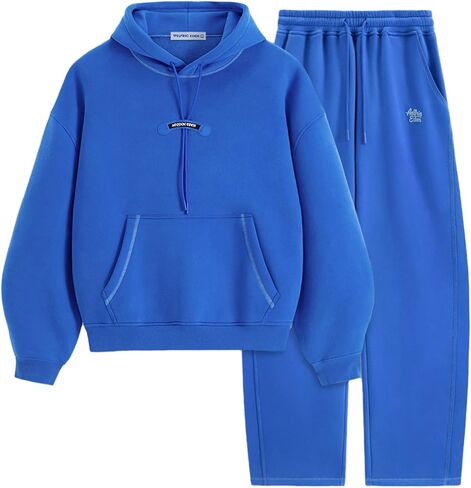 Aelfric Eden Sweat Sets Unisex Cloud Classic Boxy 2 Piece Outfit Matching Baggy Sweatpants Set Track Suits in Saudi Arabia