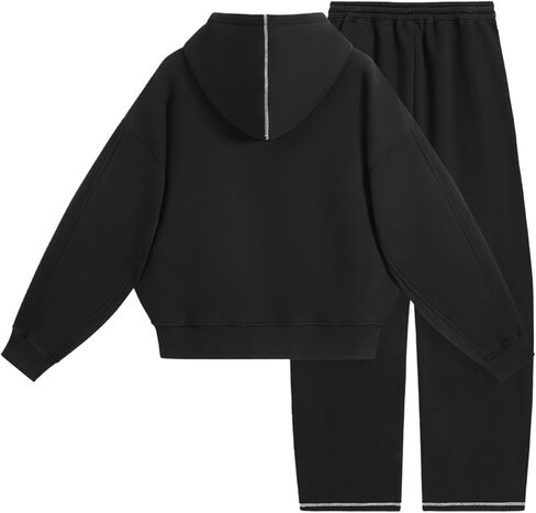 Aelfric Eden Sweat Sets للجنسين كلاود كلاسيك بوكسي 2 قطعة الزي مطابقة فضفاض Sweatpants مجموعة بذلات رياضية in Kuwait