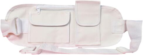 Men’s Ihram Belt for Hajj & Umrah – Adjustable Waist Belt with 2 Zip Pockets & 2 Velcro Pockets for Mobile, Passport & Valuables – Lightweight, Secure Plastic Lock – Pilgrimage Essentials for Men in Saudi Arabia