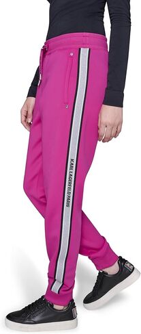 Karl Lagerfeld Womens Straight Leg Athleisure Logo Tape Scuba Jogger in Saudi Arabia