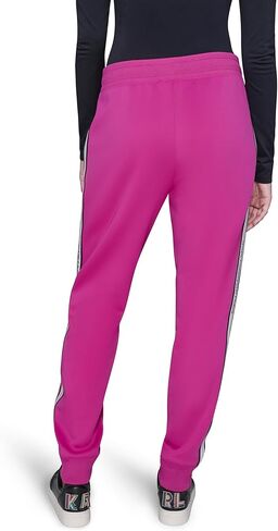 Karl Lagerfeld Womens Straight Leg Athleisure Logo Tape Scuba Jogger in Saudi Arabia