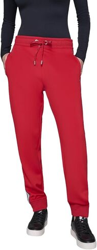 Karl Lagerfeld Womens Straight Leg Athleisure Logo Tape Scuba Jogger in Saudi Arabia