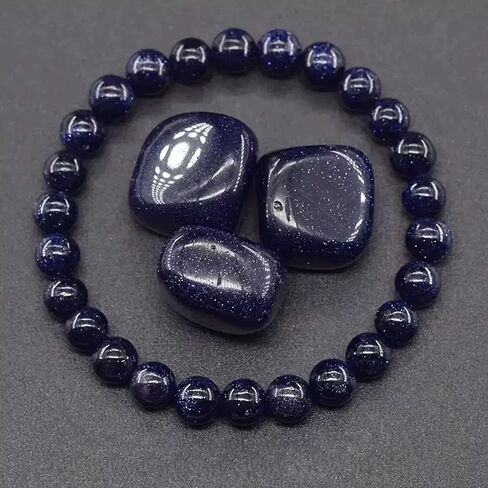 Natural Crystal Bracelets for Women & Men - 8mm Semi-Precious Gemstone Beaded Stretch Bracelet, Healing Stone Yoga Energy Bracelet, Chakra Jewelry Gift for Women&men in Saudi Arabia