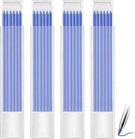 HIBOOM 24 PCS 2.8 مم إعادة ملء القلم الرصاص ، أقلام الرصاص النجار ، وقلم النجار الميكانيكي لعلامات الخشب العميقة الصلبة علامات Scriber (أبيض أزرق أخضر) in Kuwait