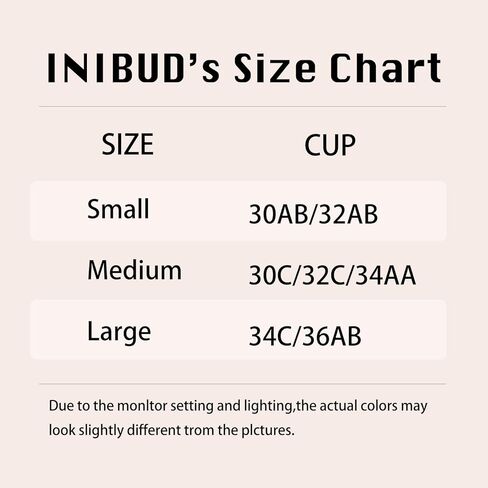 INIBUD Bralette for Women Removable Padded Bra Yoga Seamless V Neck Triangle Adjustable Straps Wireless in Saudi Arabia