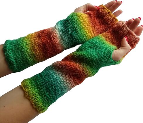 Mittens Soft Warm Fingerless Gloves Women Cozy Winter Cable Knit Hand Warmers Hand Knitted Cold Weather, Typing, Texting in Saudi Arabia