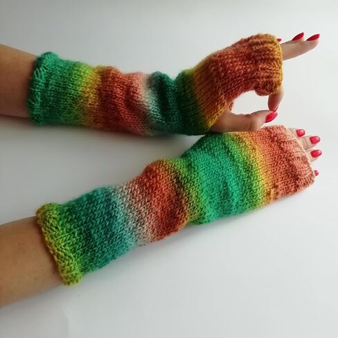Mittens Soft Warm Fingerless Gloves Women Cozy Winter Cable Knit Hand Warmers Hand Knitted Cold Weather, Typing, Texting in Saudi Arabia