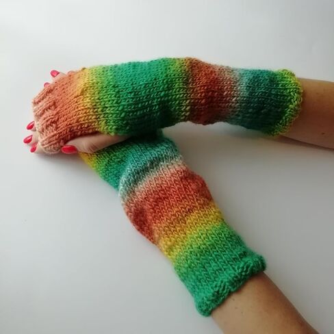 Mittens Soft Warm Fingerless Gloves Women Cozy Winter Cable Knit Hand Warmers Hand Knitted Cold Weather, Typing, Texting in Saudi Arabia