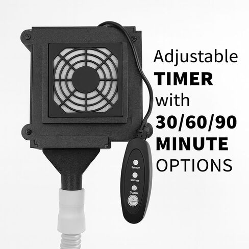 CPAP Hose Dryer with Timer, Fast Drying for 22mm CPAP/BIPAP Tubes, USB-Powered with Air Filter, Compact & Lightweight in Kuwait