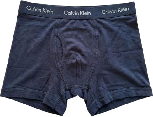 ملابس داخلية للرجال من Calvin Klein مصنوعة من القطن القابل للتمدد، 3 قطع، أزرق داكن/أخضر/بيج، سريع الجفاف in Saudi Arabia