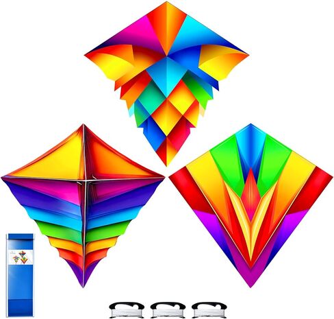 Simxkai Kite for Kids Adults,Easy to Fly,Best Delta Kite for Beginners Toddlers,Durable Kite c/w 300ft String in Saudi Arabia