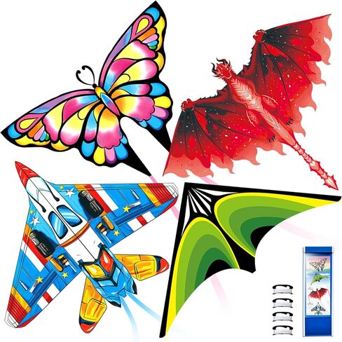 Simxkai Kite for Kids Adults,Easy to Fly,Best Delta Kite for Beginners Toddlers,Durable Kite c/w 300ft String in Saudi Arabia