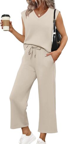 SAMPEEL Two Piece Sets for Women Summer Vacation Travel Outfits Business Casual Outfits Matching Sets Women Clothing in Saudi Arabia
