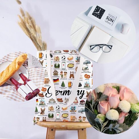G2TUP Germany Lover Gift Germany Travel Tote Bag German Culture Handbag Germany Tourism Gift German Lover Gift in Saudi Arabia
