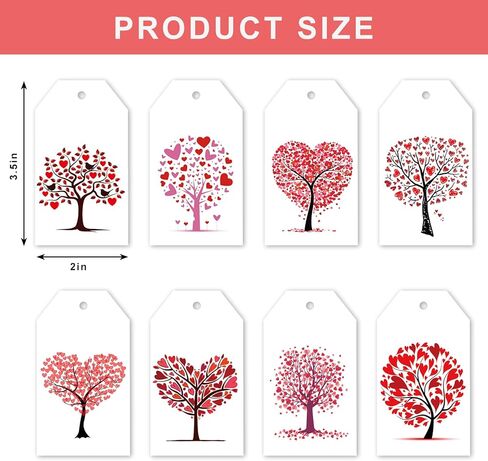 Whaline 120Pcs Christmas Tree Gift Tags with Rope Vintage Green Beige Paper Tags Xmas Winter Hanging Labels for Gift Wrapping DIY Crafts, 4 Designs in Saudi Arabia
