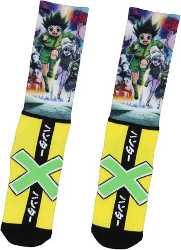 جوارب Bioworld Hunter X Hunter Socks Anime Manga للرجال رياضية متوسطة الساق in Kuwait