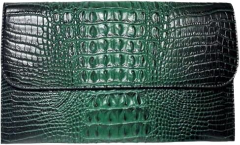 IAMUHI Women Vegan Leather Crocodile Evening Clutch Handbag Envelope Alligator Crossbody Bag Shoulder Purse Wallet in Saudi Arabia